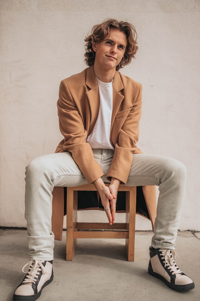 wool suit for men