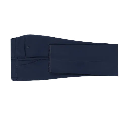 Vanderbilt Collection - Navy Regular Fit Dress Pants
