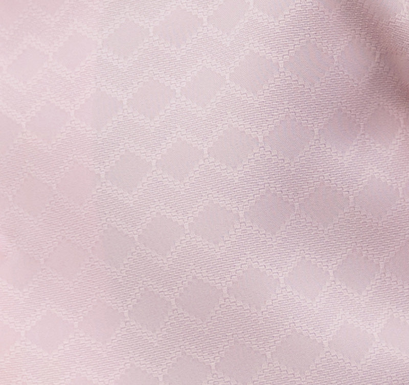 Detailed close-up of the solid weave and pink tone-on-tone fabric for the Walking Suit 2 Piece Short Sleeve Set.