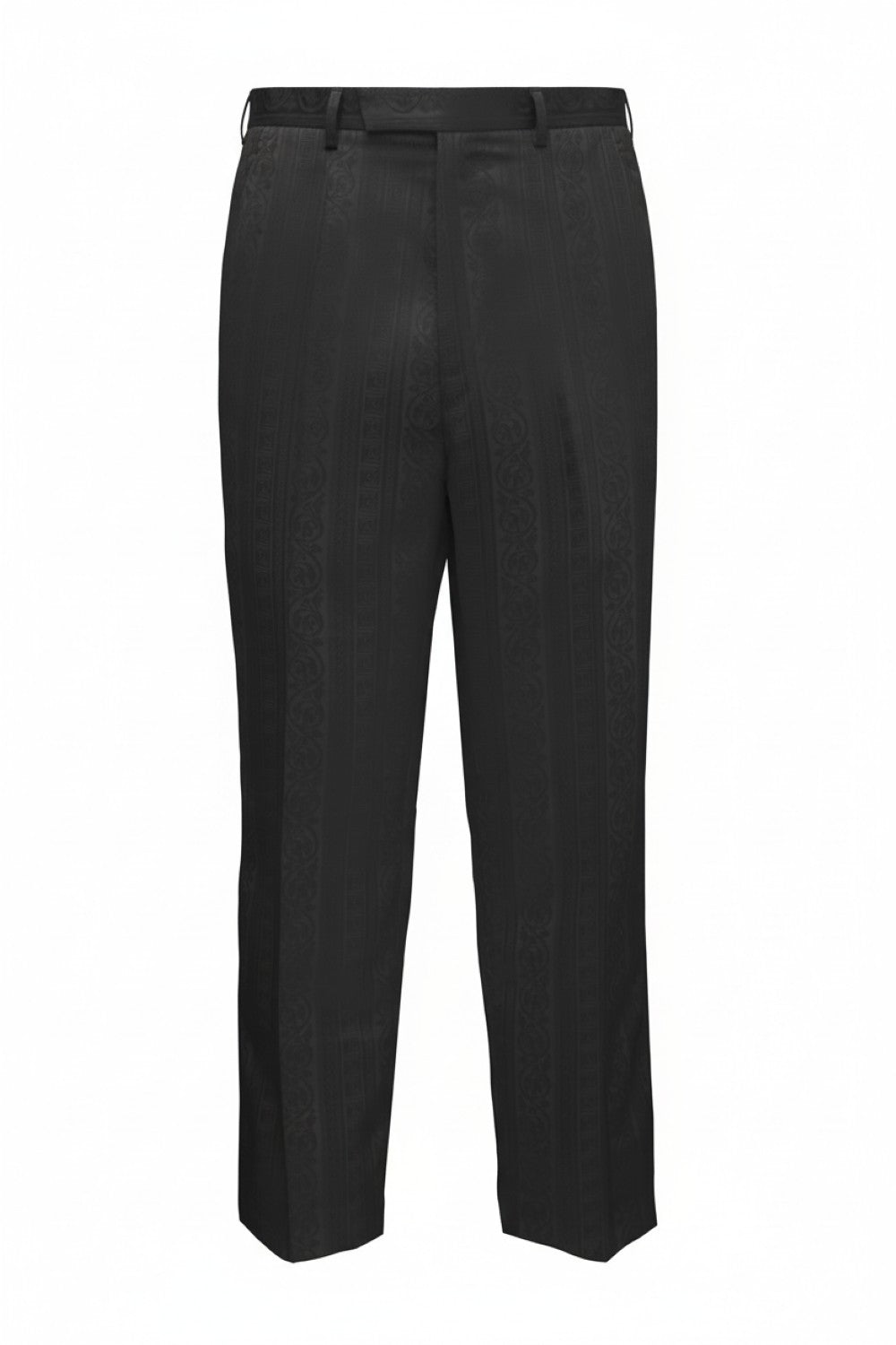 Black dress pants on a white background