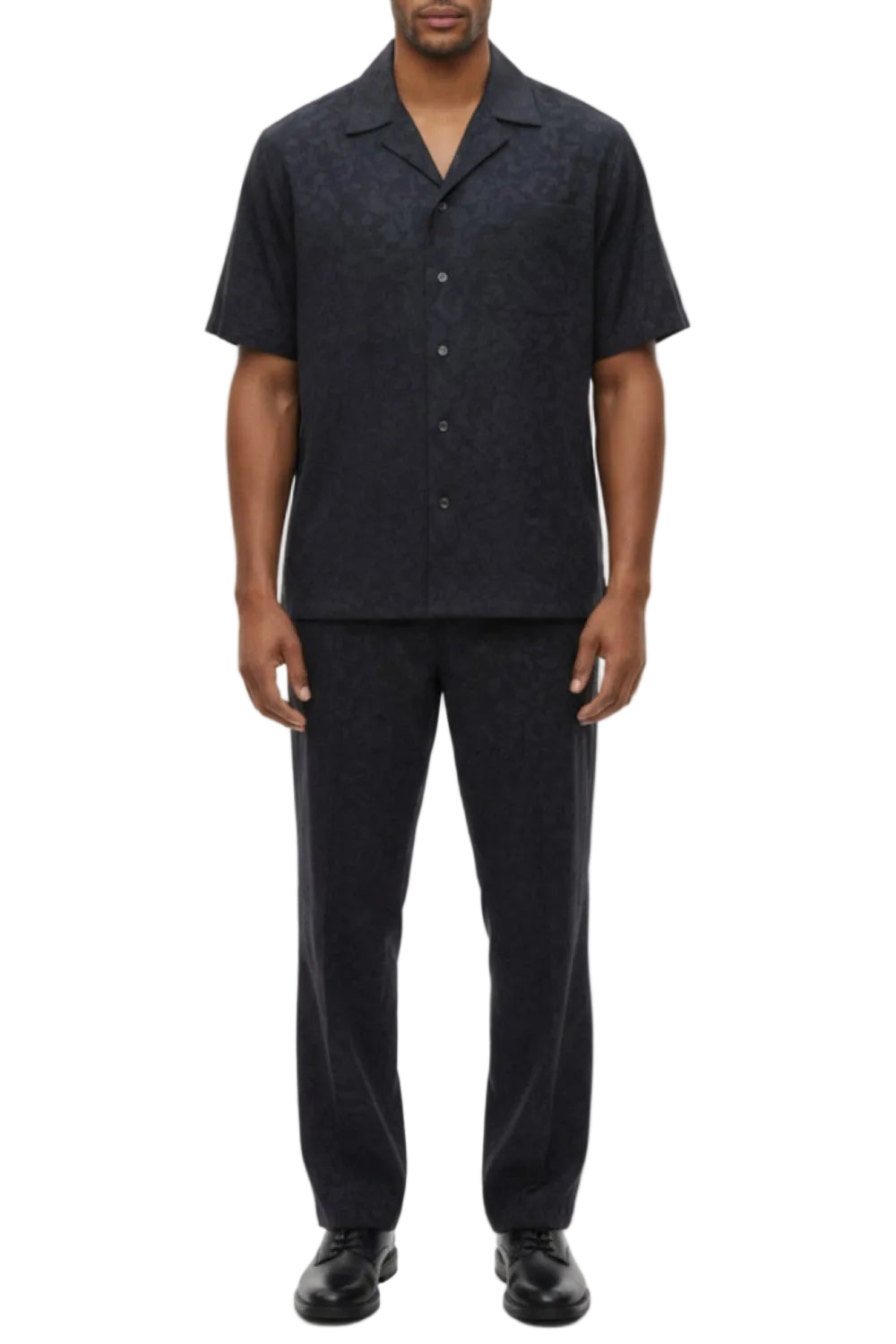 Stacy Adams - Black Floral Walking Suit Set