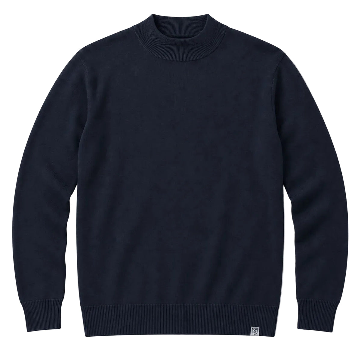 Stacy Adams - Men’s Mock Knit Navy Sweater
