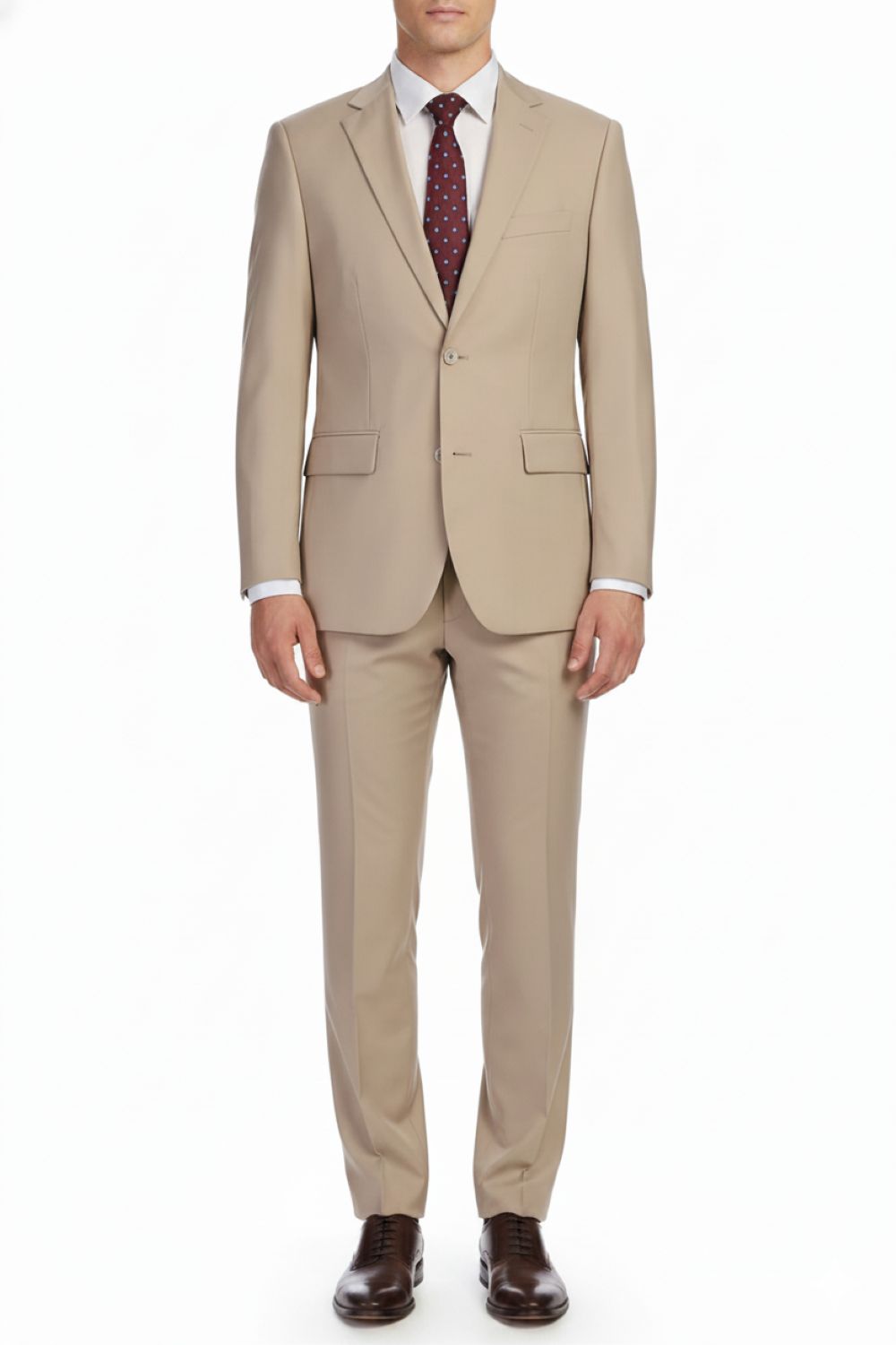 Colección Vanderbilt - Traje clásico de 2 piezas con 2 botones y corte estándar en azul