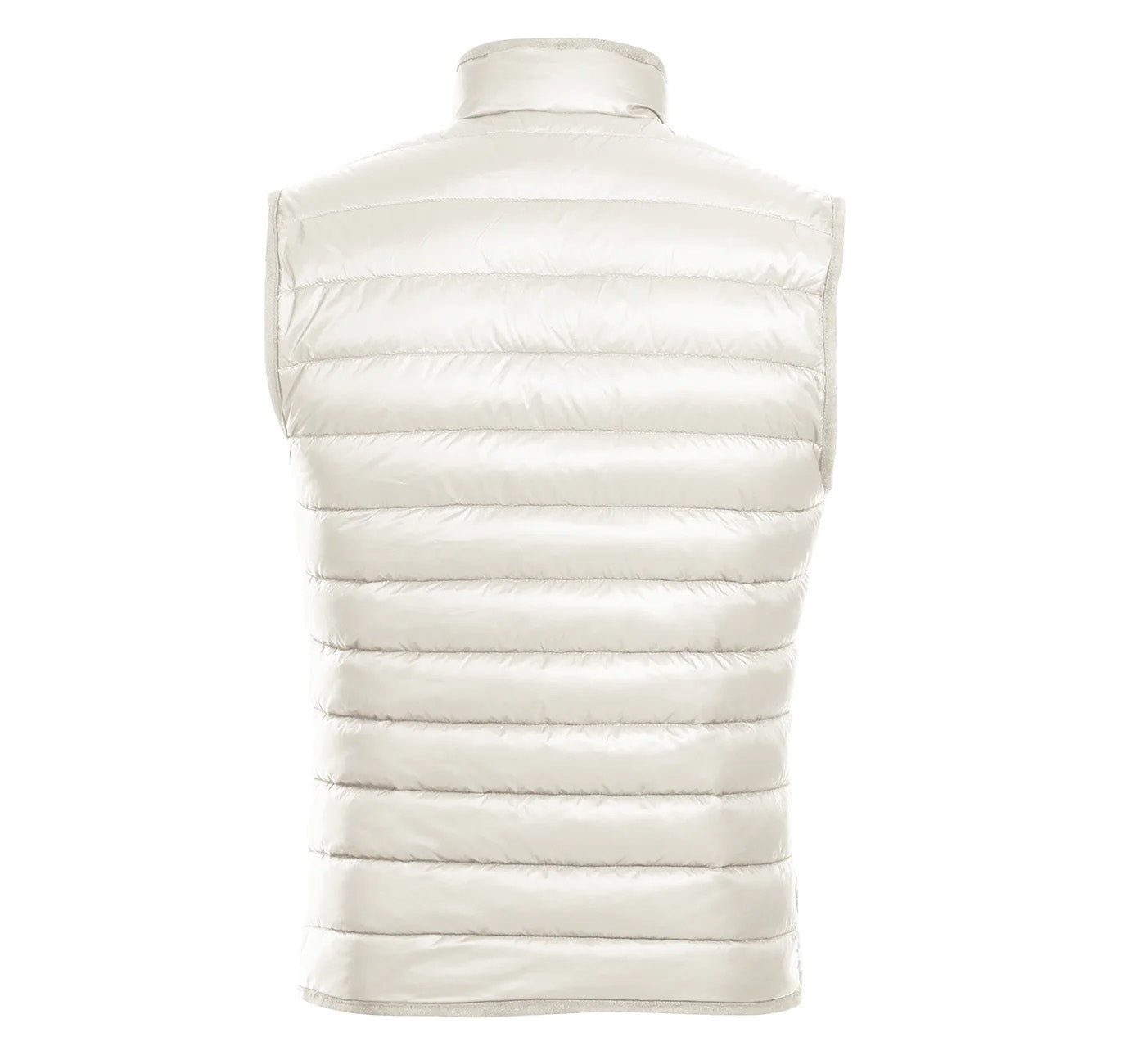Renoir Ivory Regular Classic Fit Goose Down Vest with a solid pattern.