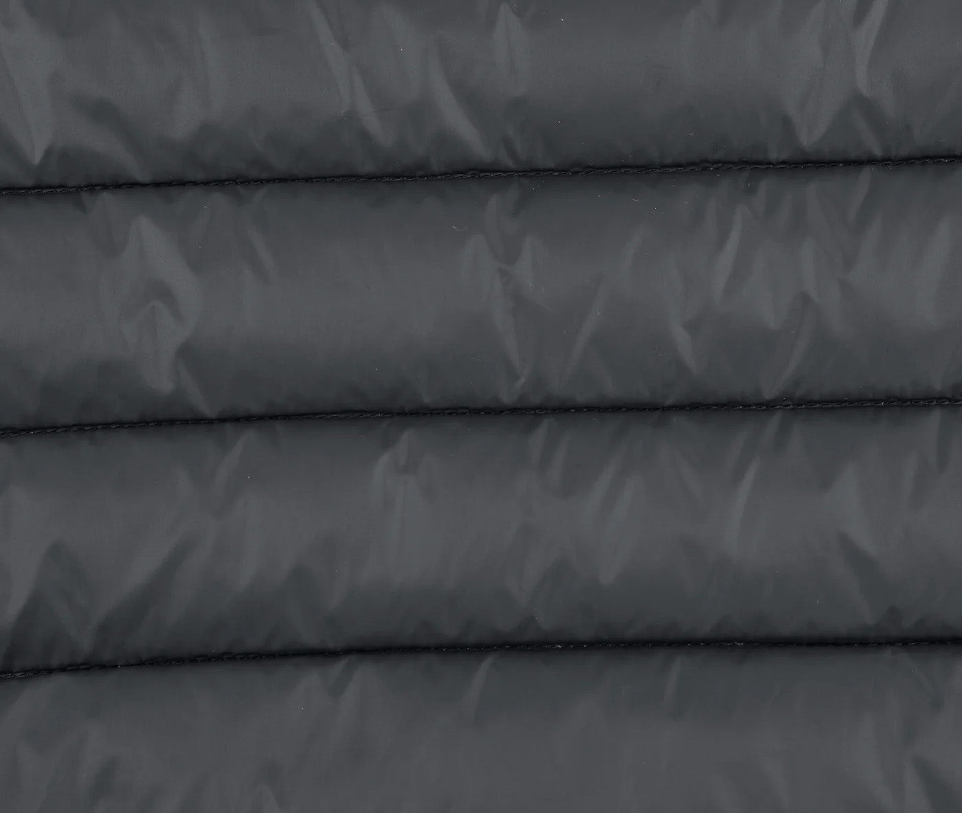 Solid black Regular Classic Fit Goose Down Vest.