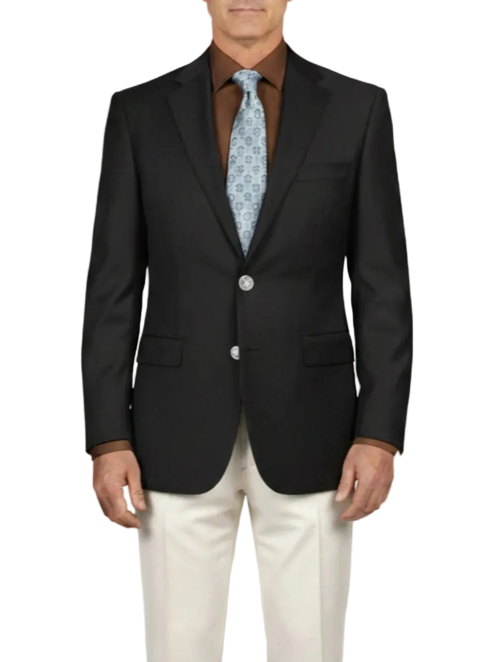 Regular Fit Blazer 2 Button in Black