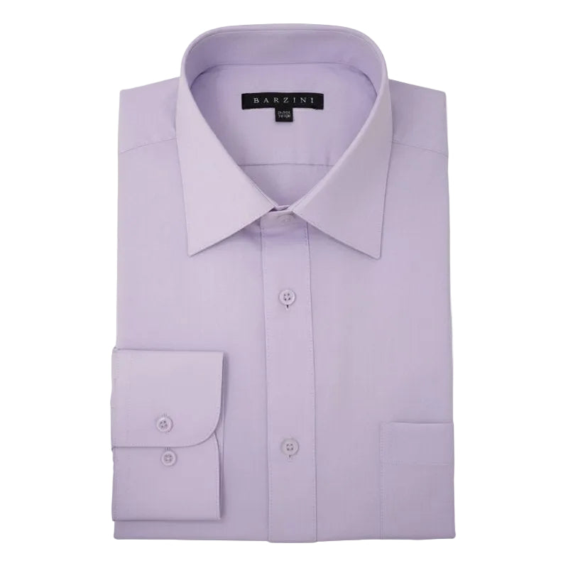 Modern Fit Dress Shirt Convertible Cuff in Lavender