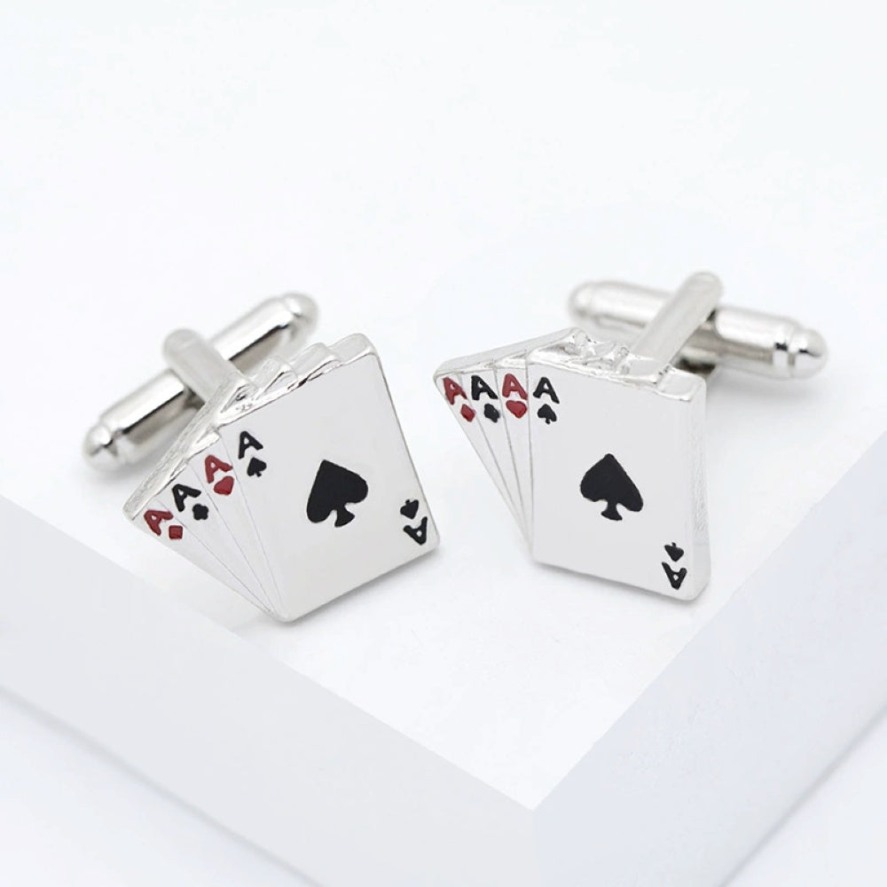 cuff links on corner