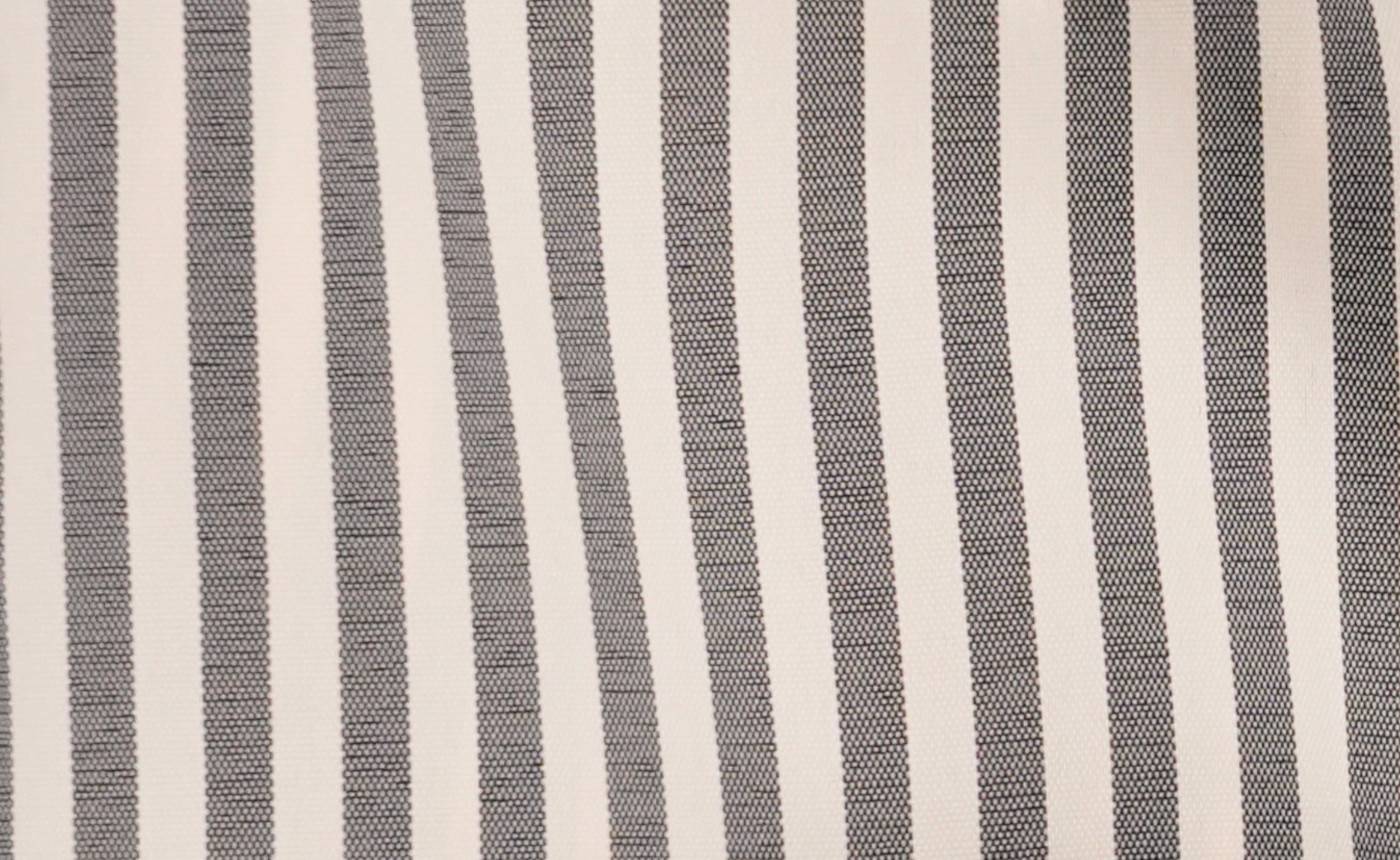 Luxurious black & beige striped French cuff dress shirt set, complete with tie, cuff links, and pocket square.