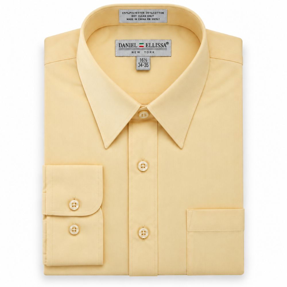 Basic Dress Shirt Convertible Cuff Regular Fit in Lilac