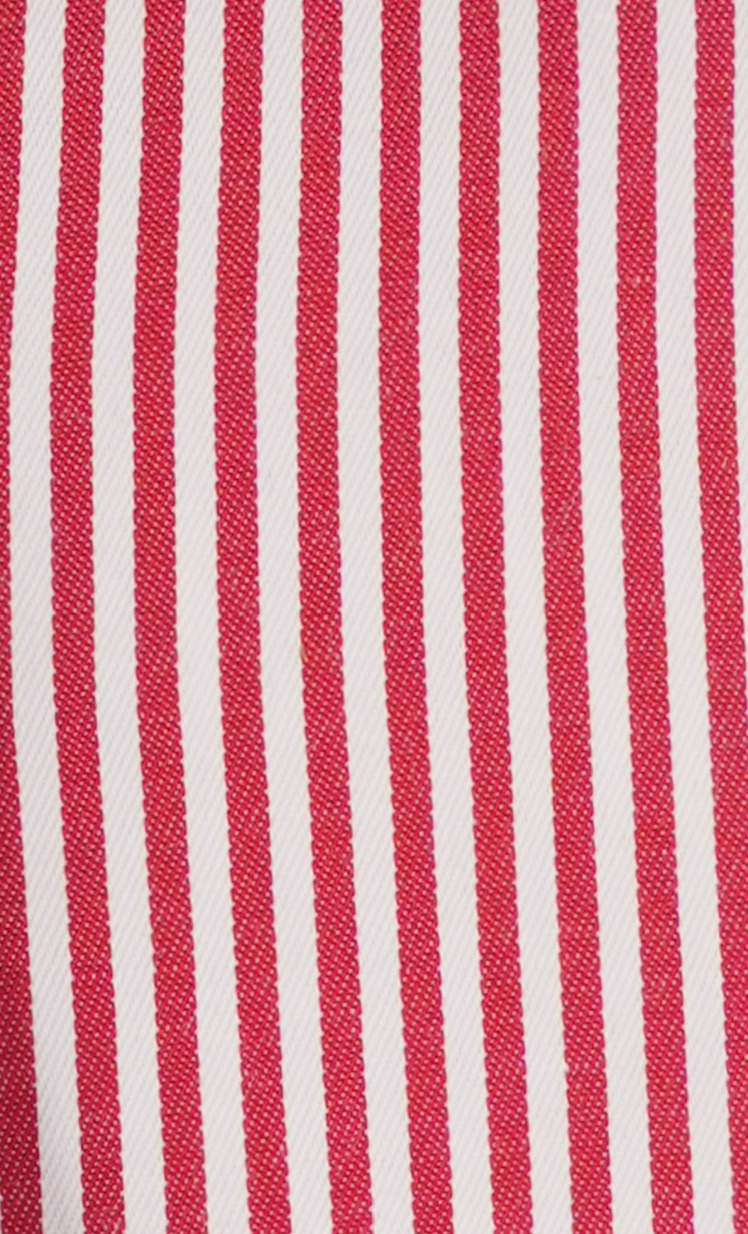 Elegant New Top red & white bold stripe French cuff dress shirt, tie, cuff links, and pocket square set.