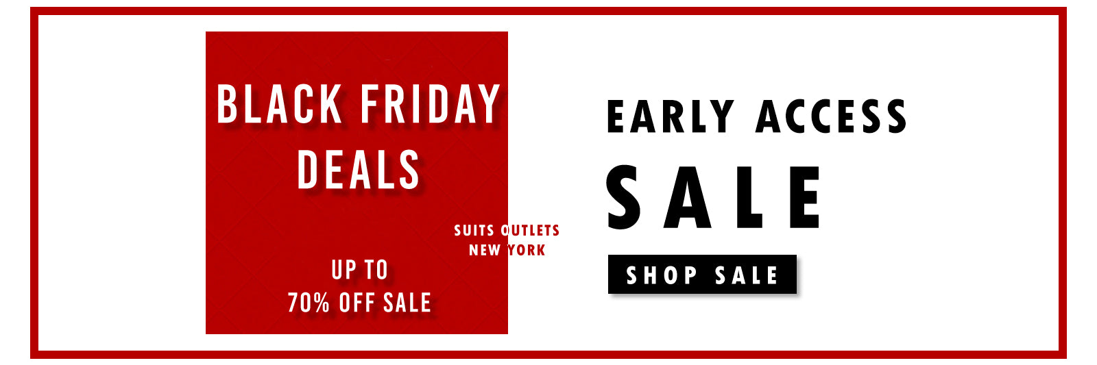 early access to black friday deals banner