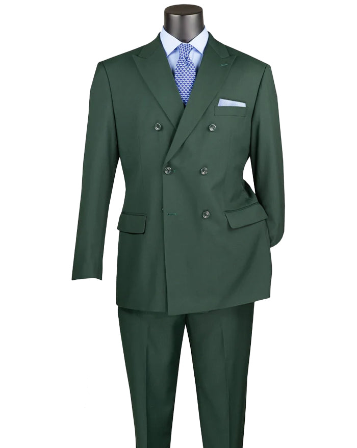 Ramses Collection - Hunter Green Regular Fit Double Breasted