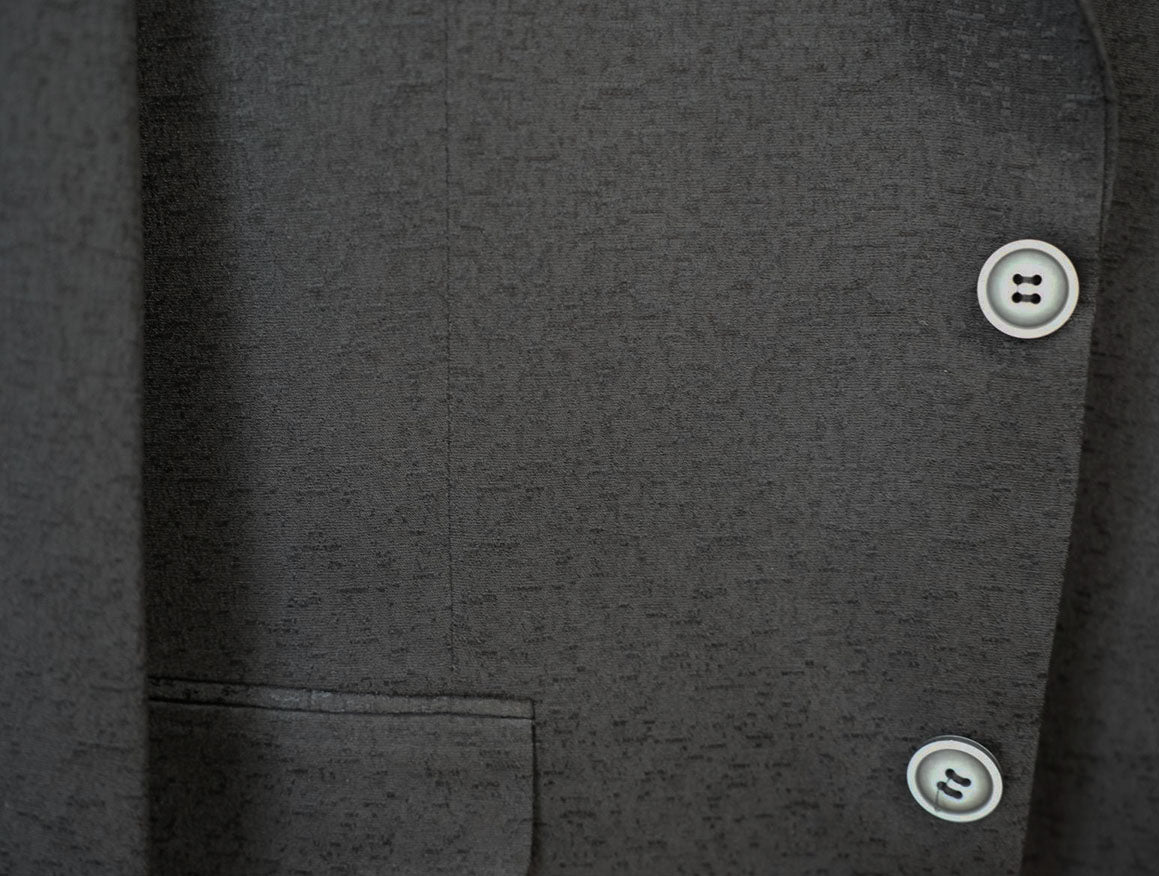 Black Hybrid Fit Single Breasted Notch Lapel Jacket - Zoom In