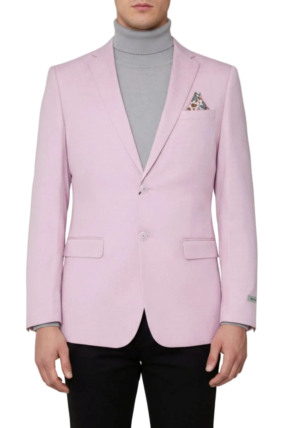 Lavender Hybrid Fit Single Breasted Notch Lapel Jacket