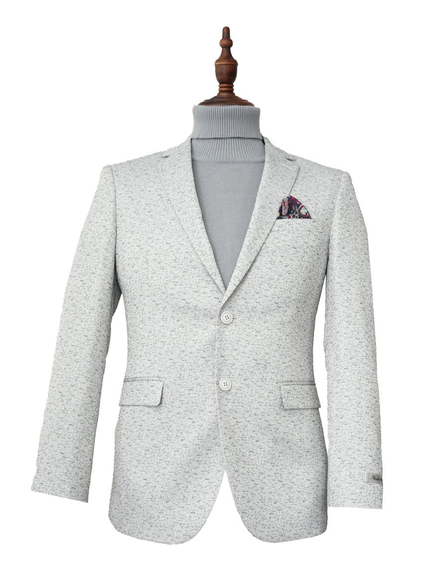 Chaqueta dorada con estampado floral y corte estándar con solapa en pico