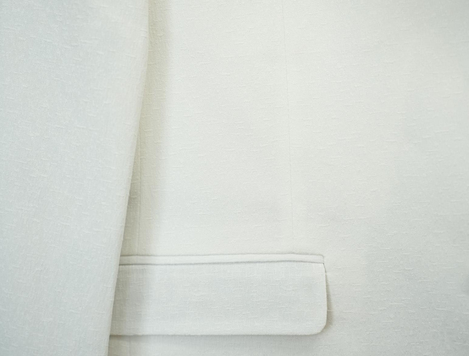 White Gold Hybrid Fit Single Breasted Notch Lapel Jacket Zoom In