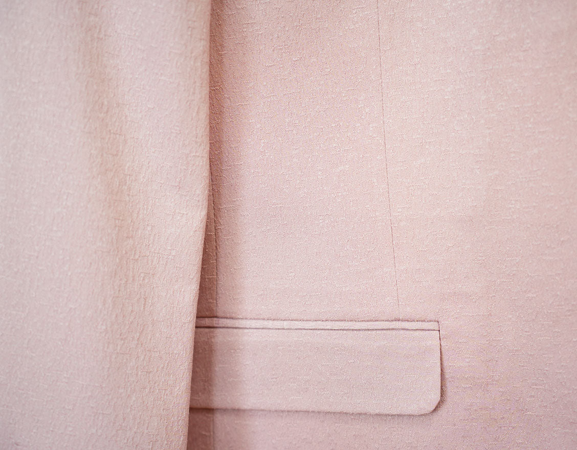 Rose Gold Hybrid Fit Single Breasted Notch Lapel Jacket Zoom In
