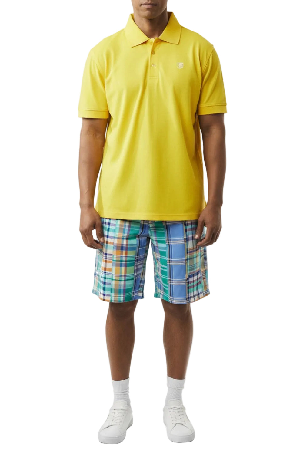 Stacy Adams - Cotton Polo Shirt in Yellow