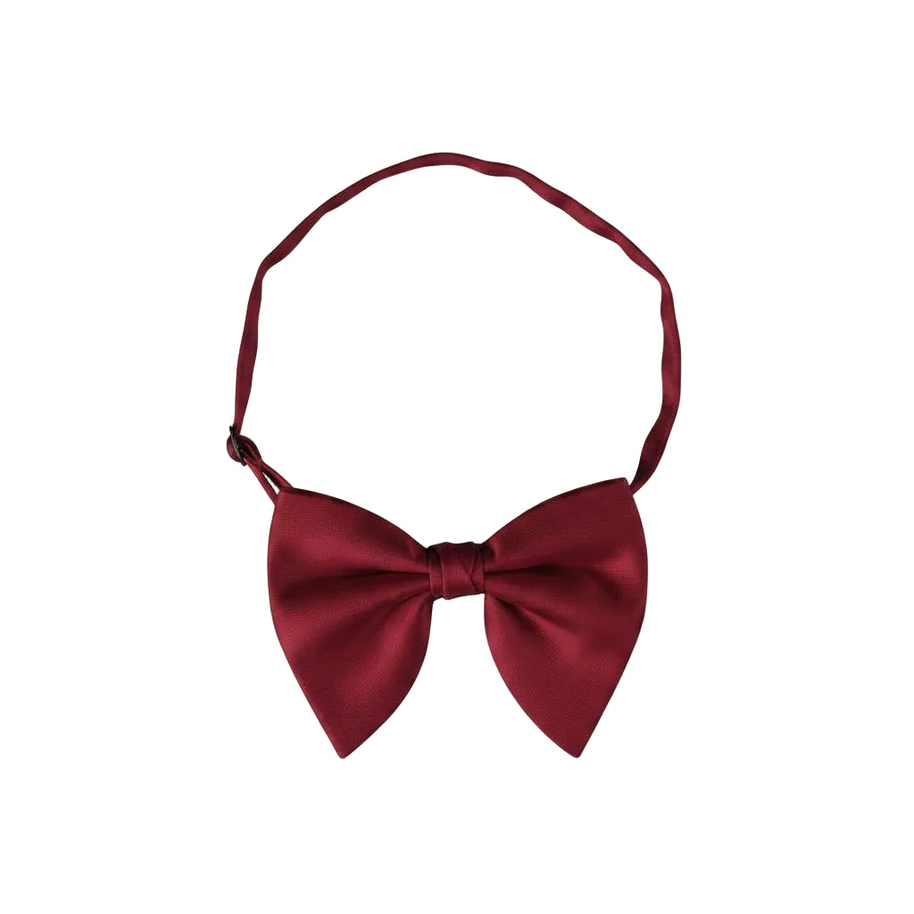 Burgundy Butterfly Bow Tie