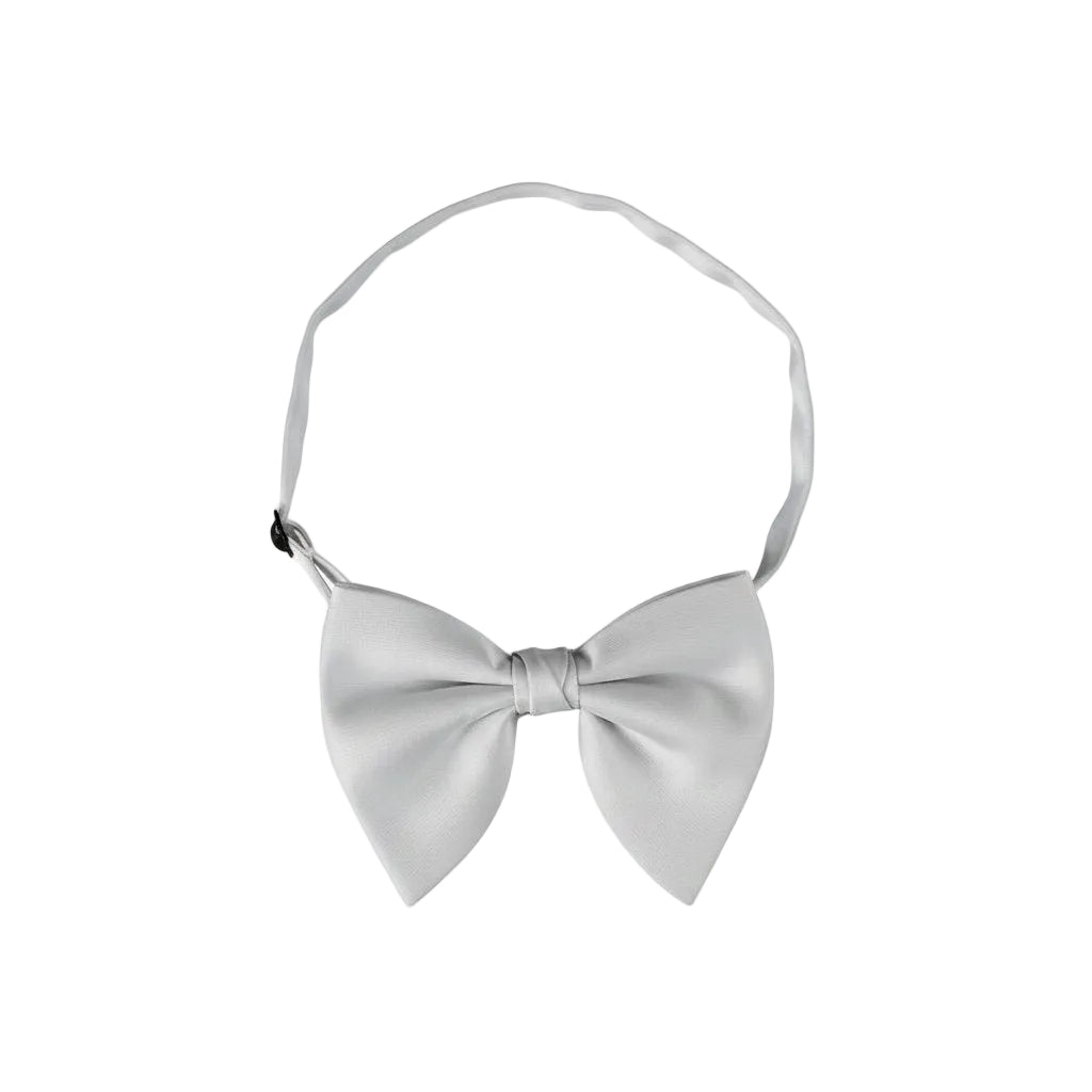 Light Gray Butterfly Bow Tie