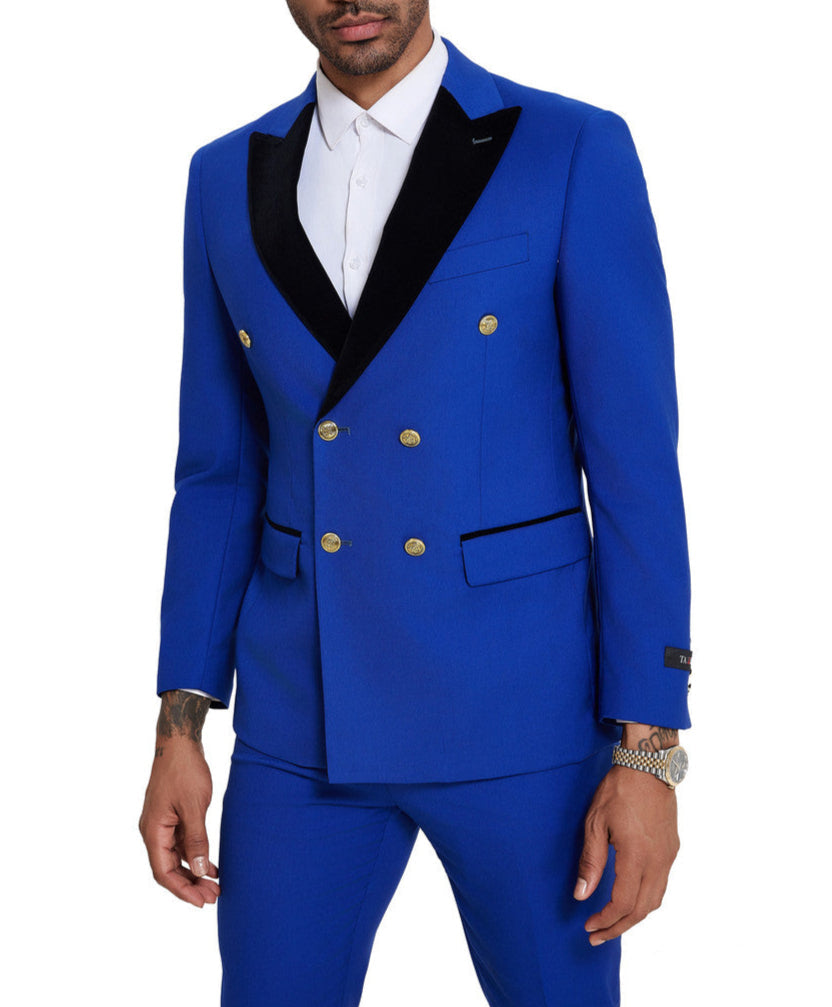 Royal 2 Piece Hybrid Fit Double Breasted Suit