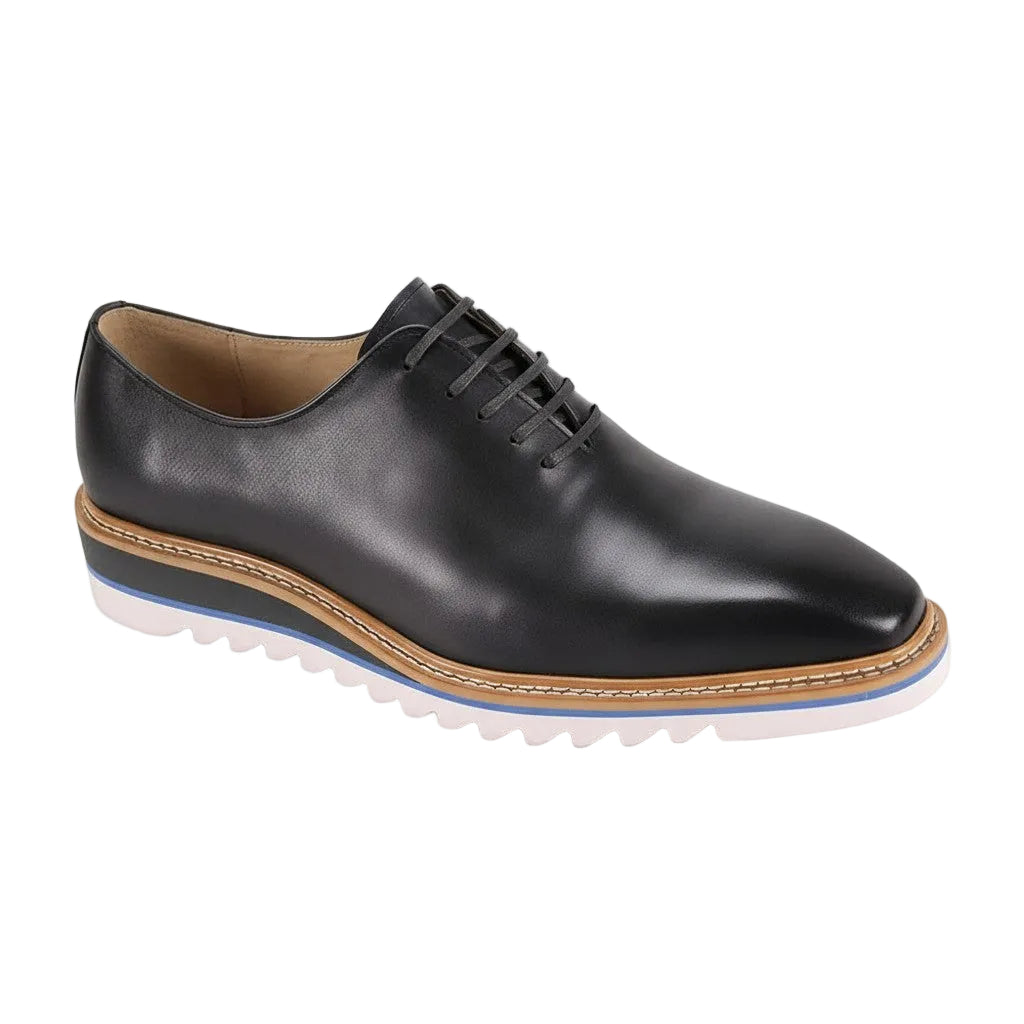 black dress shoes with brown soles with black suit Ruben Collection - Charcoal Leather Plain Toe pregnant comfortable and soft Size:UK 10 | EU 36 | US 06 chaps blue floral dress