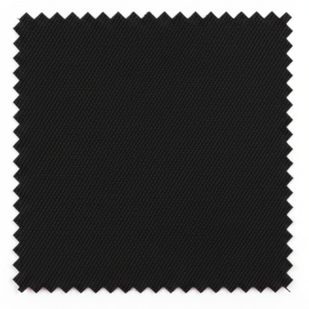 Solid black Renoir Vanderbilt Collection Classic 2-Button Regular Fit Suit jacket, showing notch lapels.