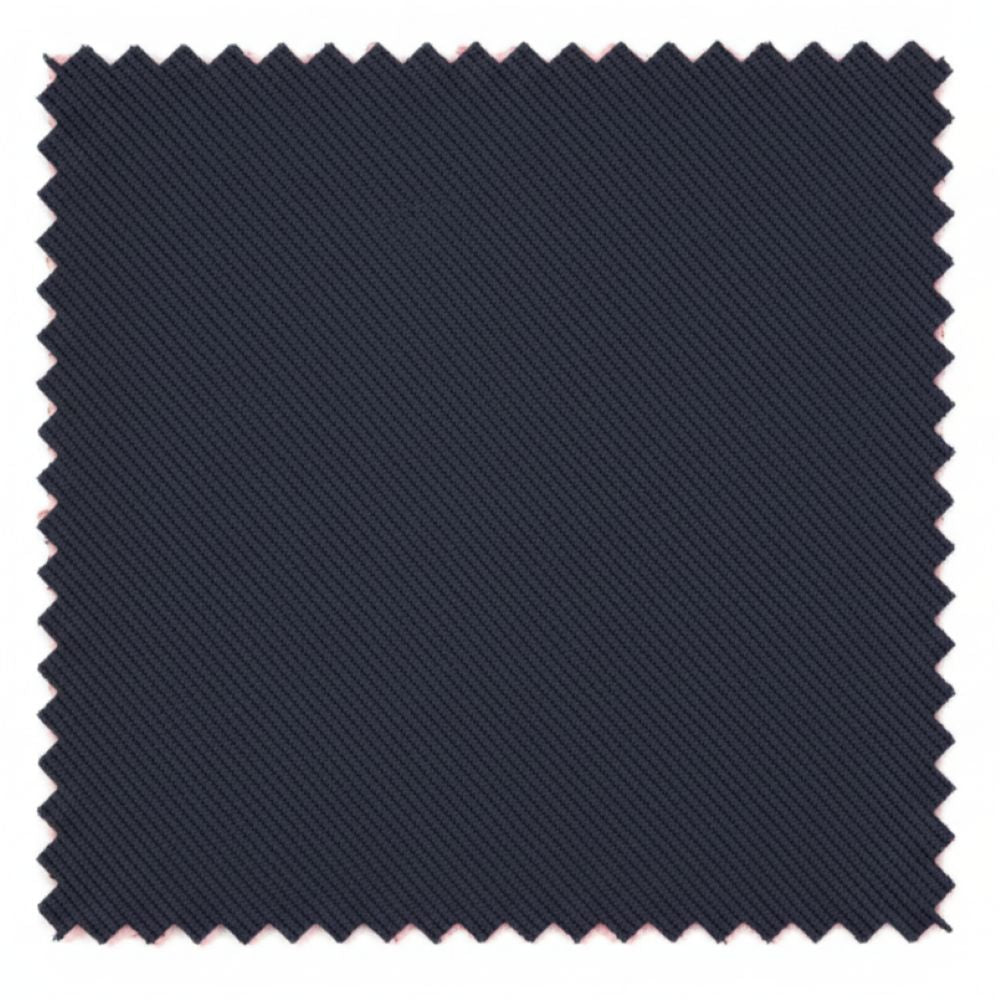 Solid dark navy Renoir Vanderbilt Collection Classic 2 Button Regular Fit suit jacket.