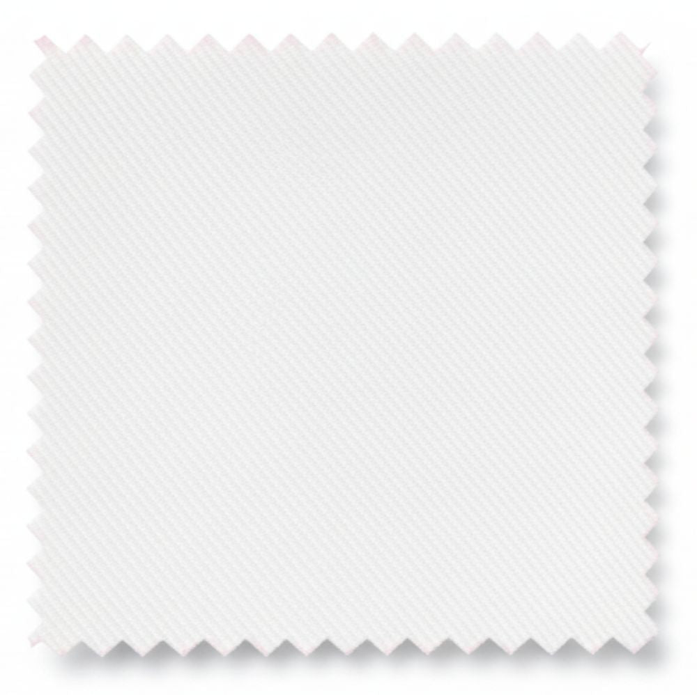 Solid white Renoir Vanderbilt Collection Classic 2 Piece Suit 2 Buttons Regular Fit jacket.