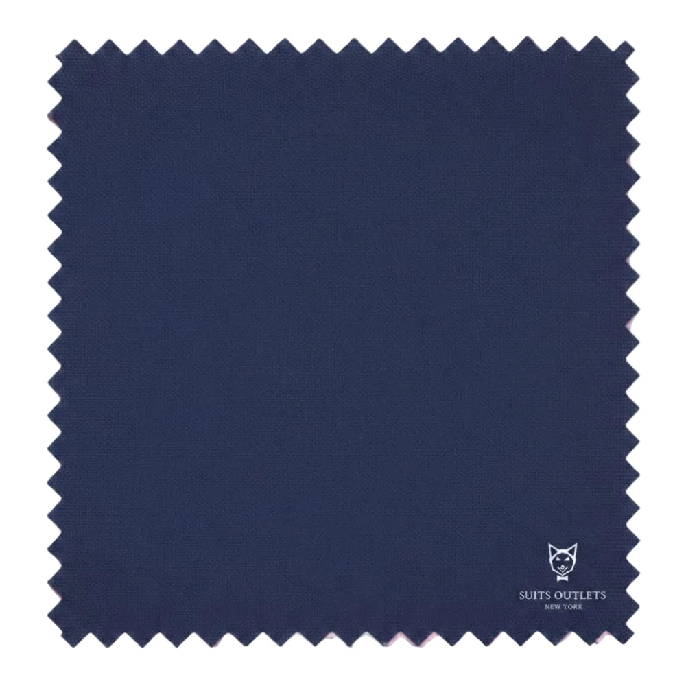 Master Collection - Smoking 2 pièces à col cintré pour homme, coupe régulière, bleu marine