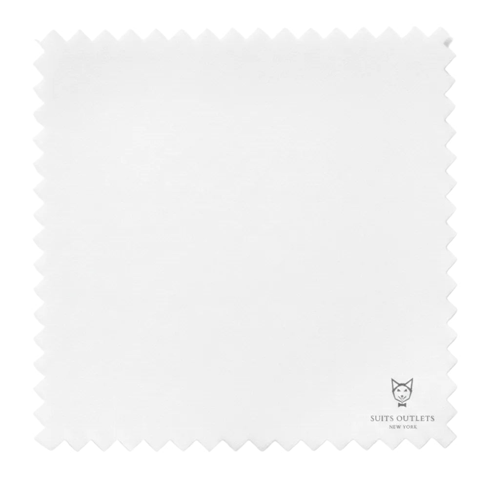 Master Collection - Regular Fit Men's 2 Piece Banded Collar Tuxedo White