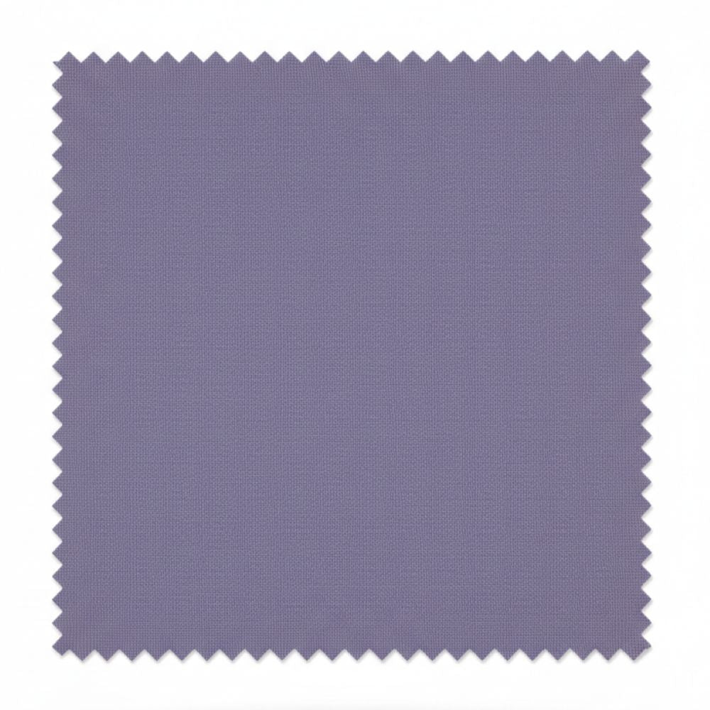 Swatch of purple fabric with a subtle pattern on a white background