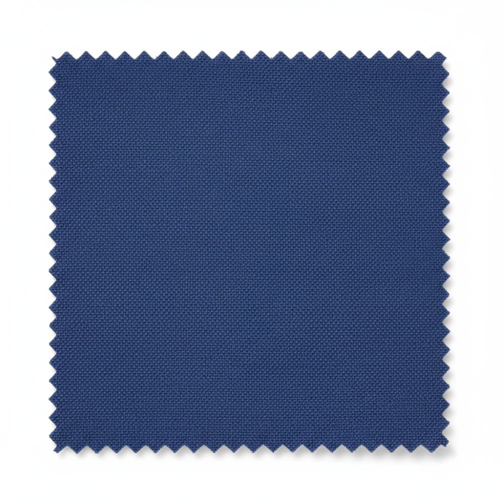 Navy blue fabric swatch on a white background