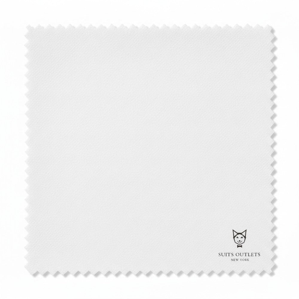 Solid white Nola Collection regular fit 2 piece suit featuring adjustable waistband pants.