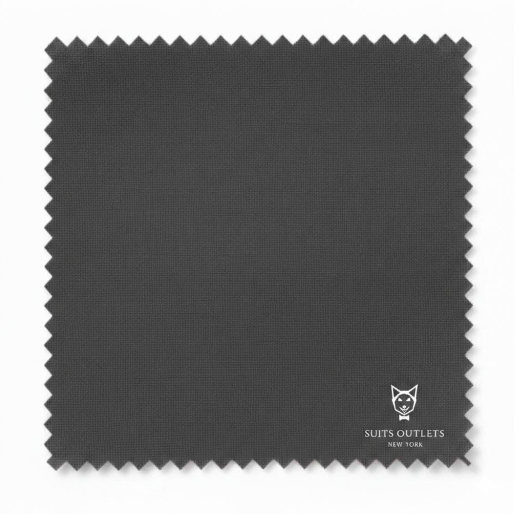 Collection Ramsès - Costume 2 pièces gris chiné foncé coupe classique à double boutonnage avec pantalon à taille ajustable