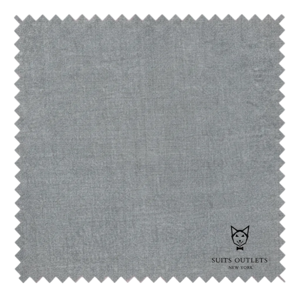 Light Gray Modern Fit 3 Piece Suit with Vest and Adjustable Waistband Pants