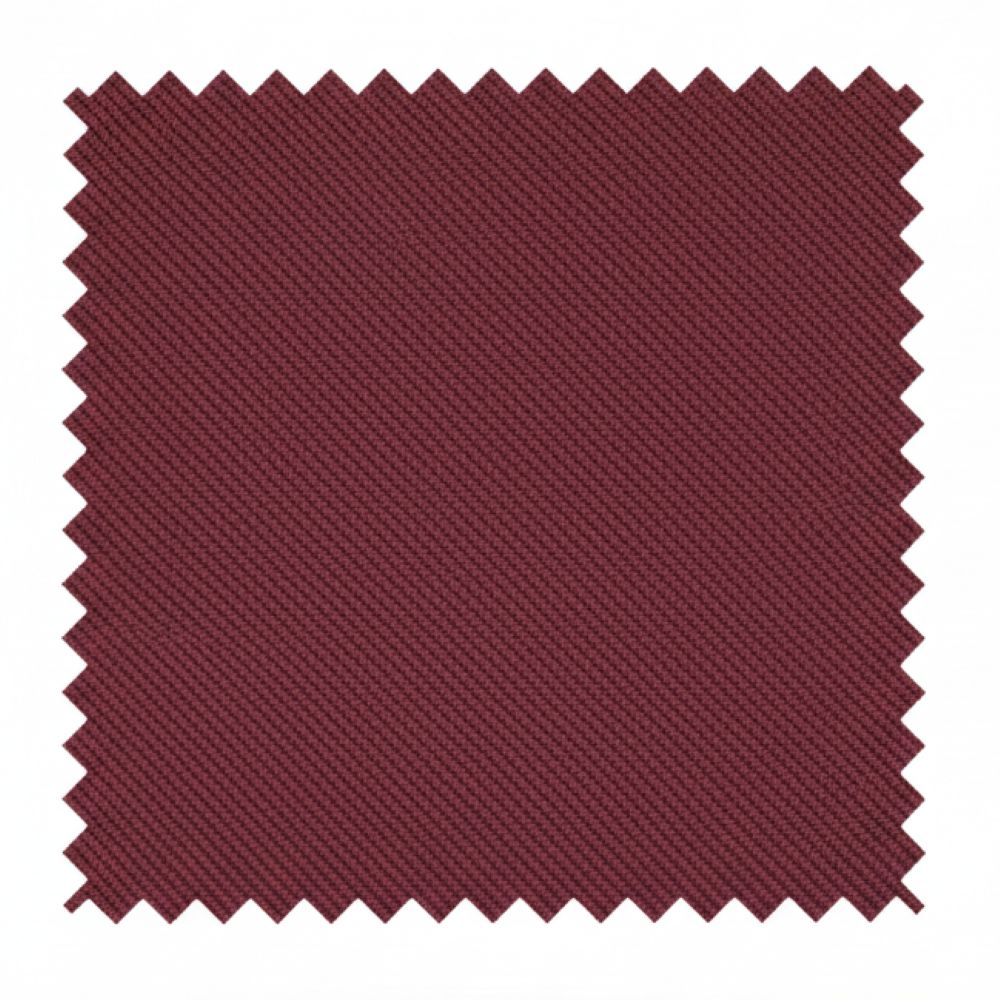 Burgundy fabric swatch with a subtle pattern on a white background