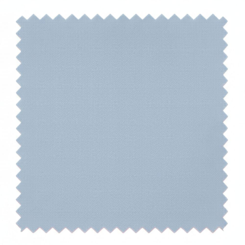 Light blue fabric swatch with a subtle pattern on a white background