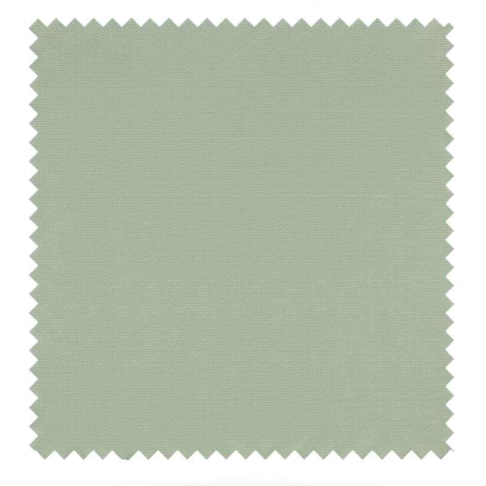 Fabric swatch of a light green color with a subtle pattern on a white background