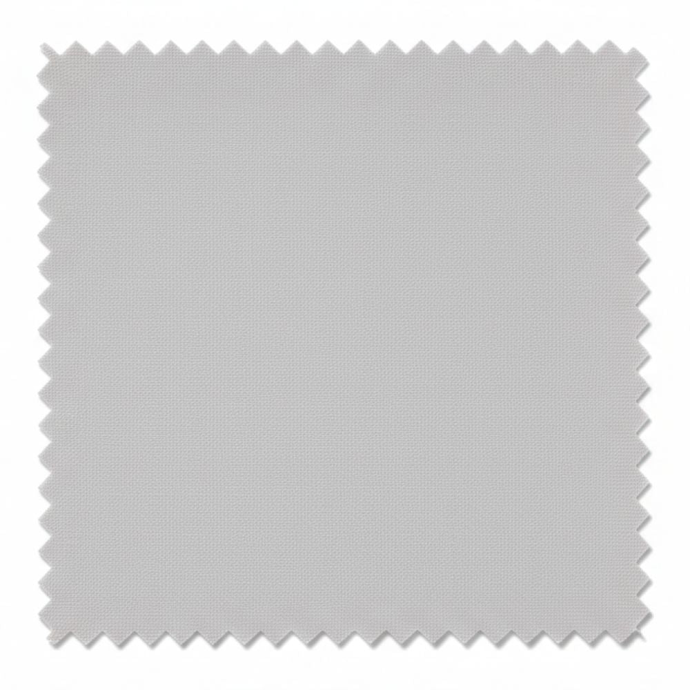 Gray fabric swatch with a subtle pattern on a white background