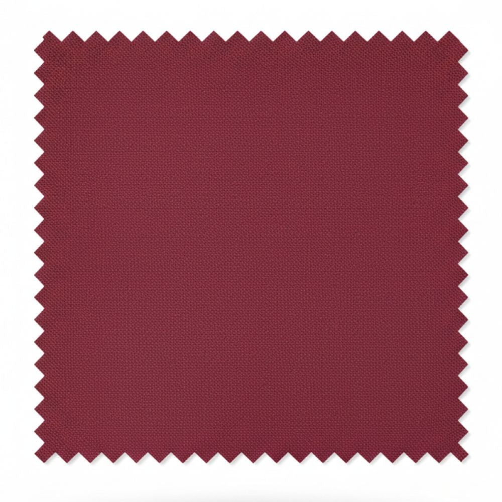 Burgundy fabric swatch on a white background