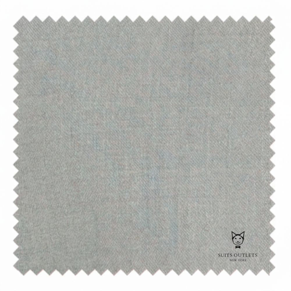 Light Gray Regular Fit 3 Piece Suit with Vest and Adjustable Waistband Pants