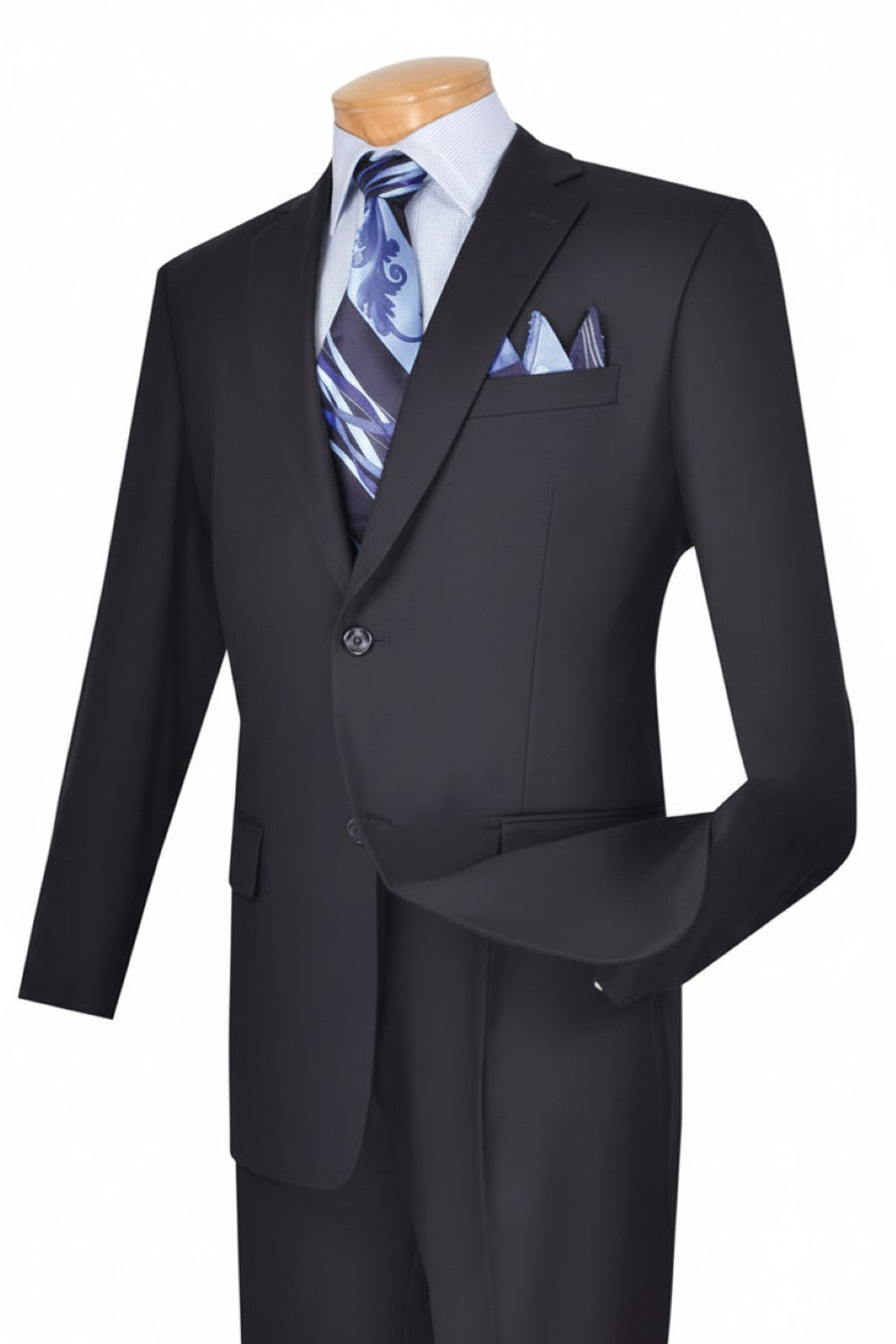 Morgan Collection - Regular Fit 3 Piece Suit 2 Button Navy