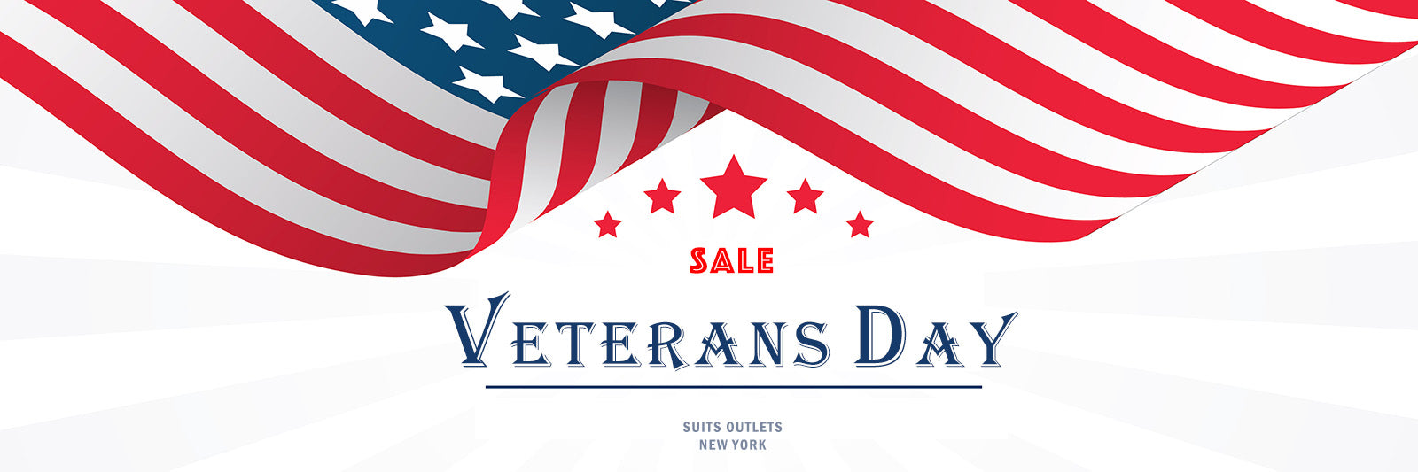 veterans day suit sale banner