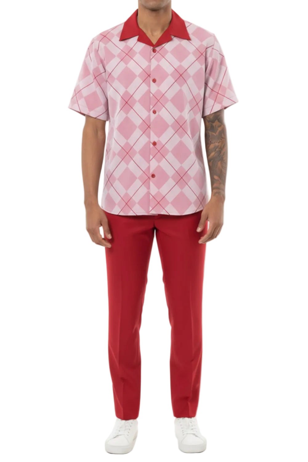 2 Piece Short Sleeve Walking Suit