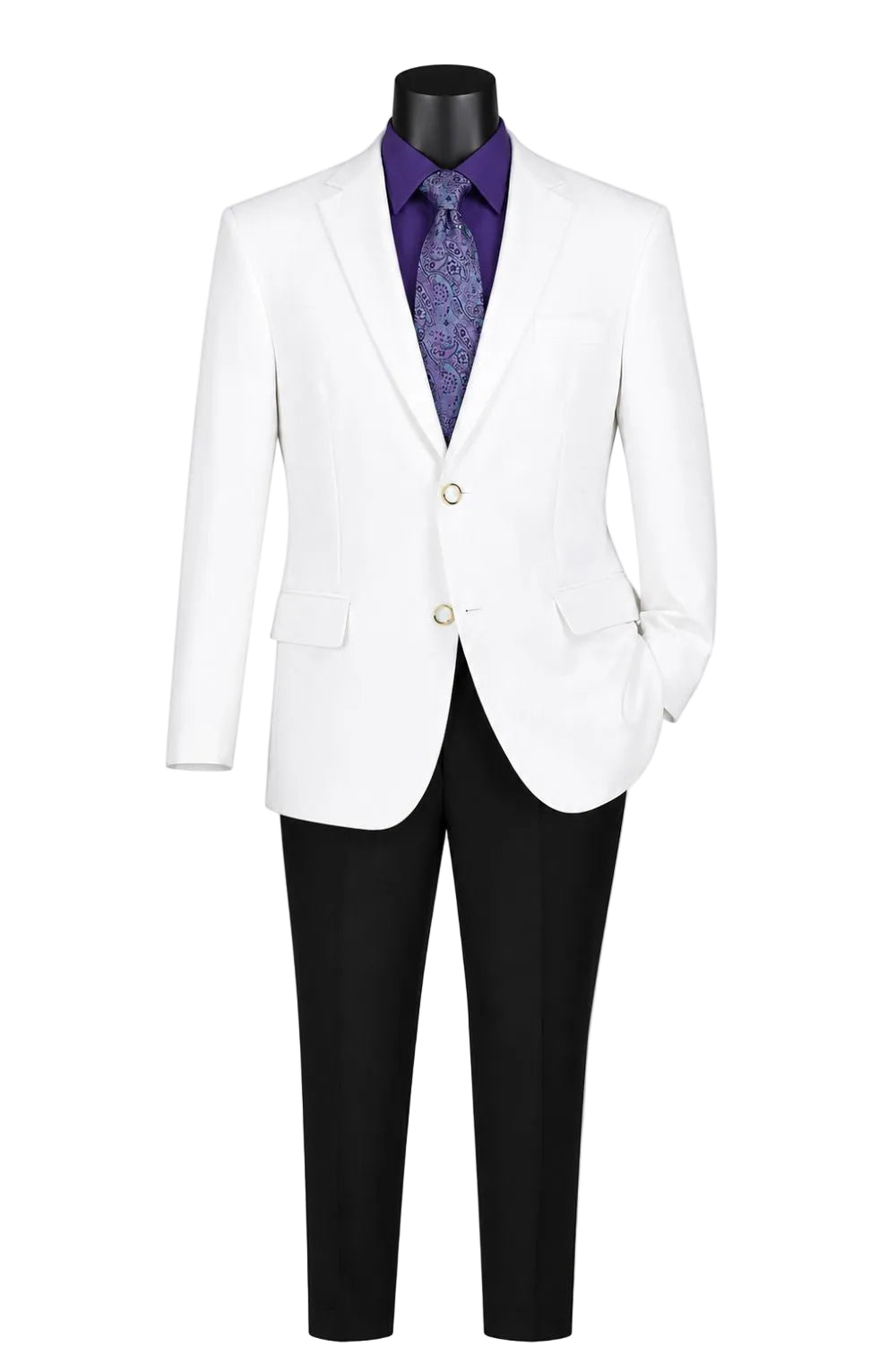 Men's White Regular Fit Everyday Blazer