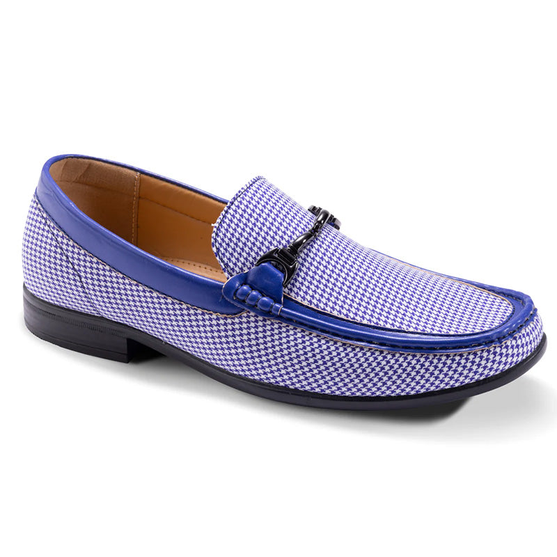 Purple Houndstooth Loafer