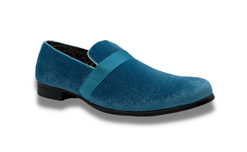 Aqua Solid Velvet Loafer