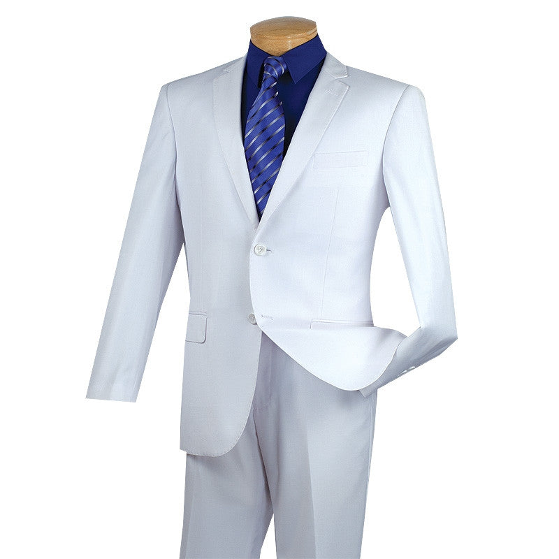 White Slim Fit Suit